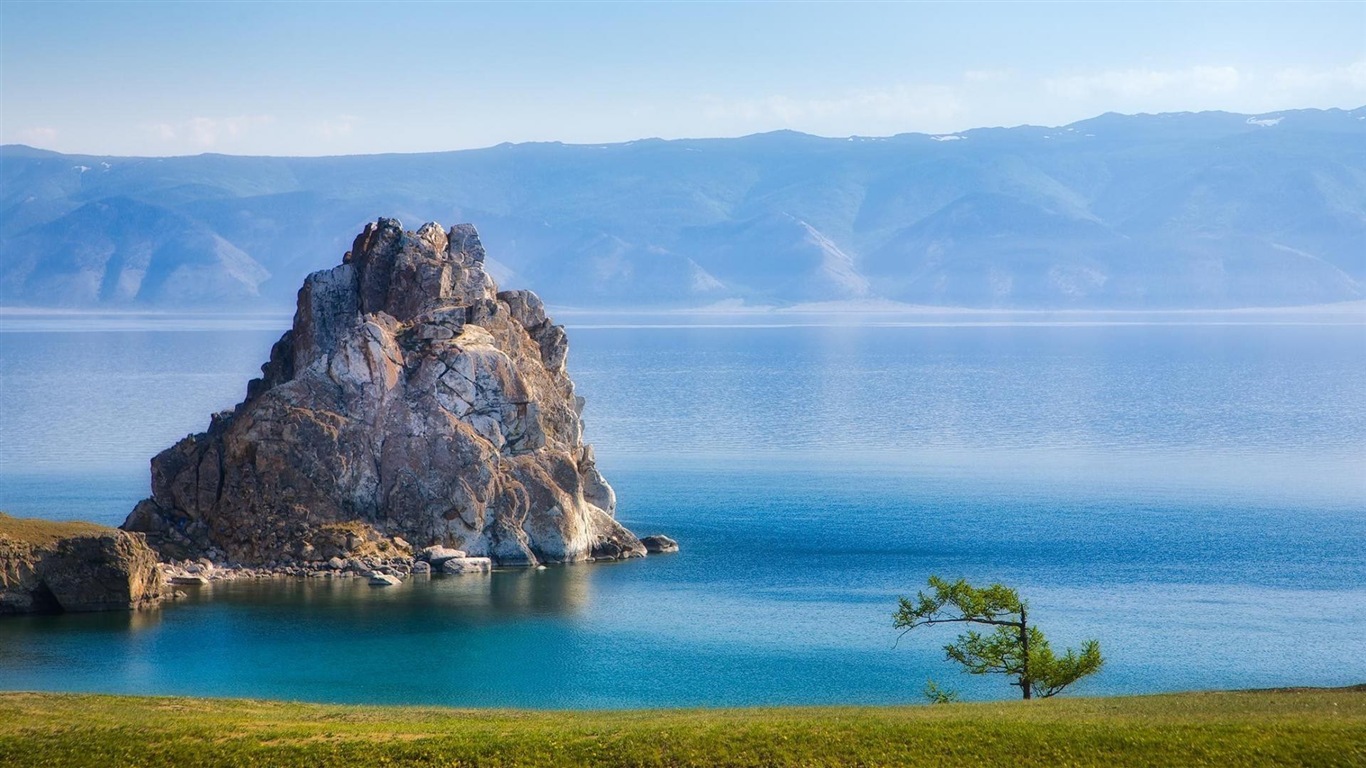 Lago Baikal en Rusia, fondos de pantalla paisaje HD #20 - 1366x768