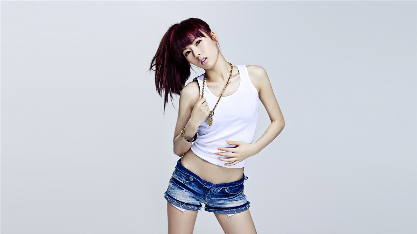 4Minute Música coreana hermosa Girls Wallpapers combinación HD #11 - 1366x768