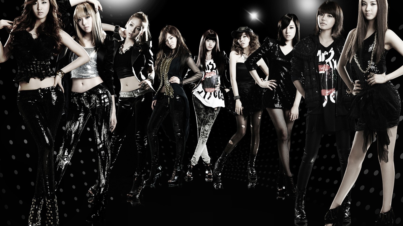 Korean Mädchen Gruppe Nine Muses HD Wallpaper #2 - 1366x768