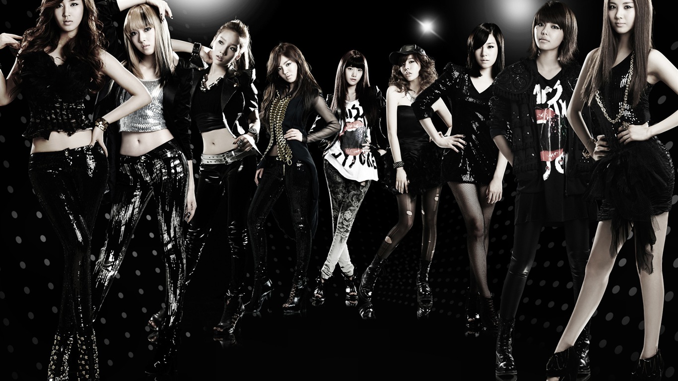 Nine Muses 韓國女子音樂組合 高清壁紙 #2 - 1366x768