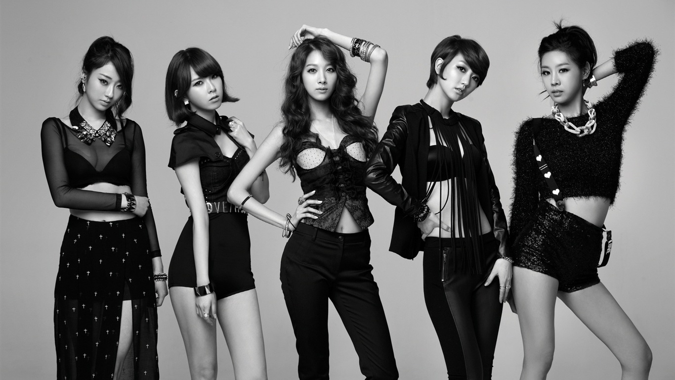 Groupe de fille coréenne Nine Muses HD Wallpapers #4 - 1366x768