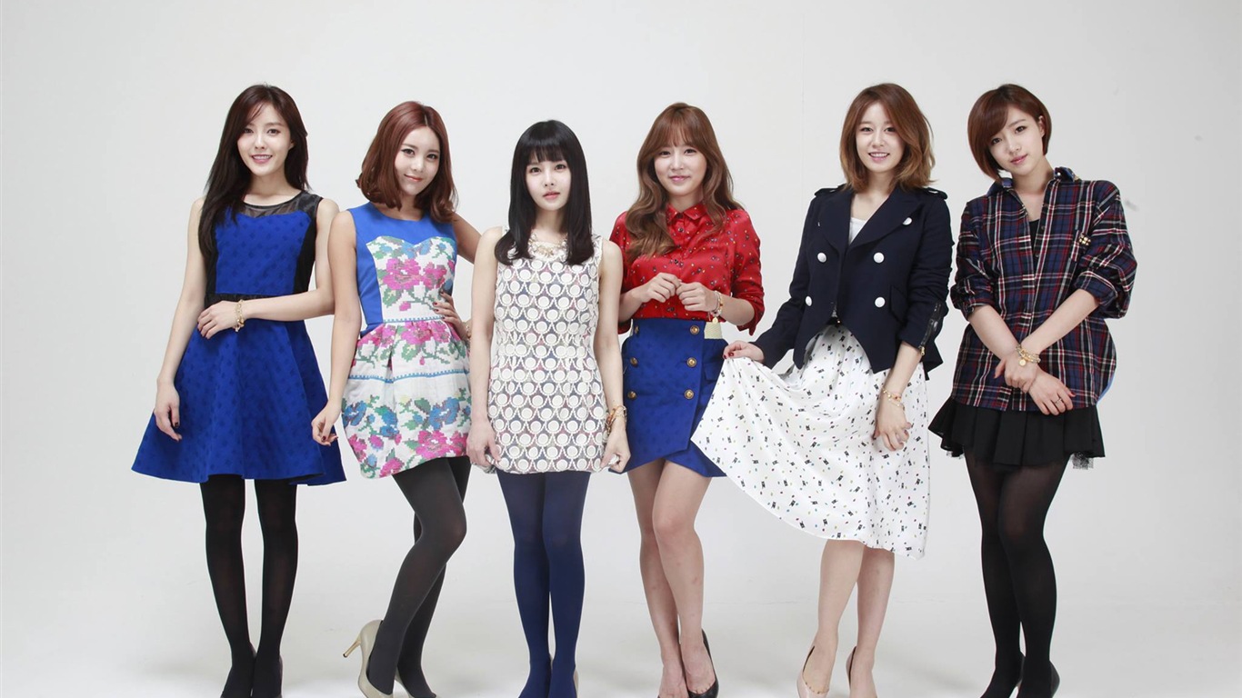 T-ARA Music Group, filles coréenne fond d'écran HD #5 - 1366x768