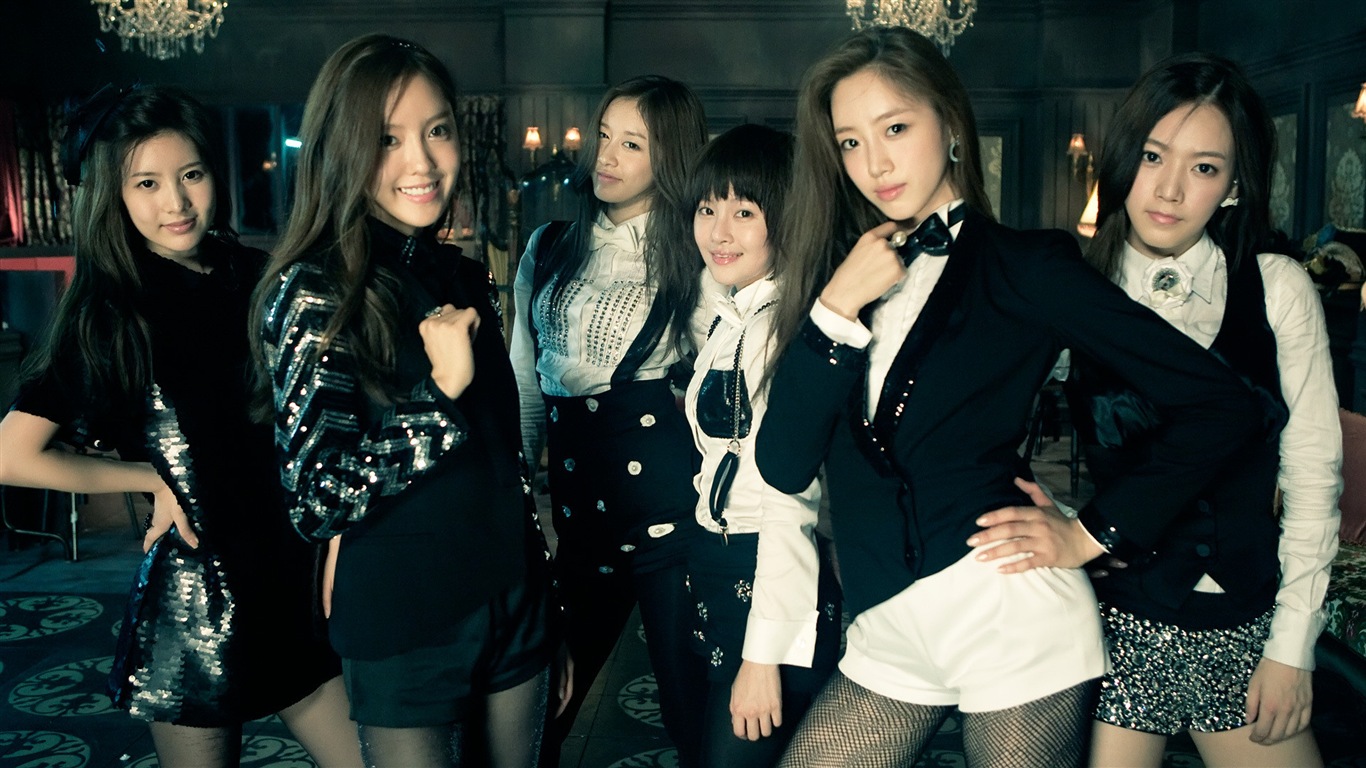 T-ARA 音樂組合，韓國女孩高清壁紙 #22 - 1366x768