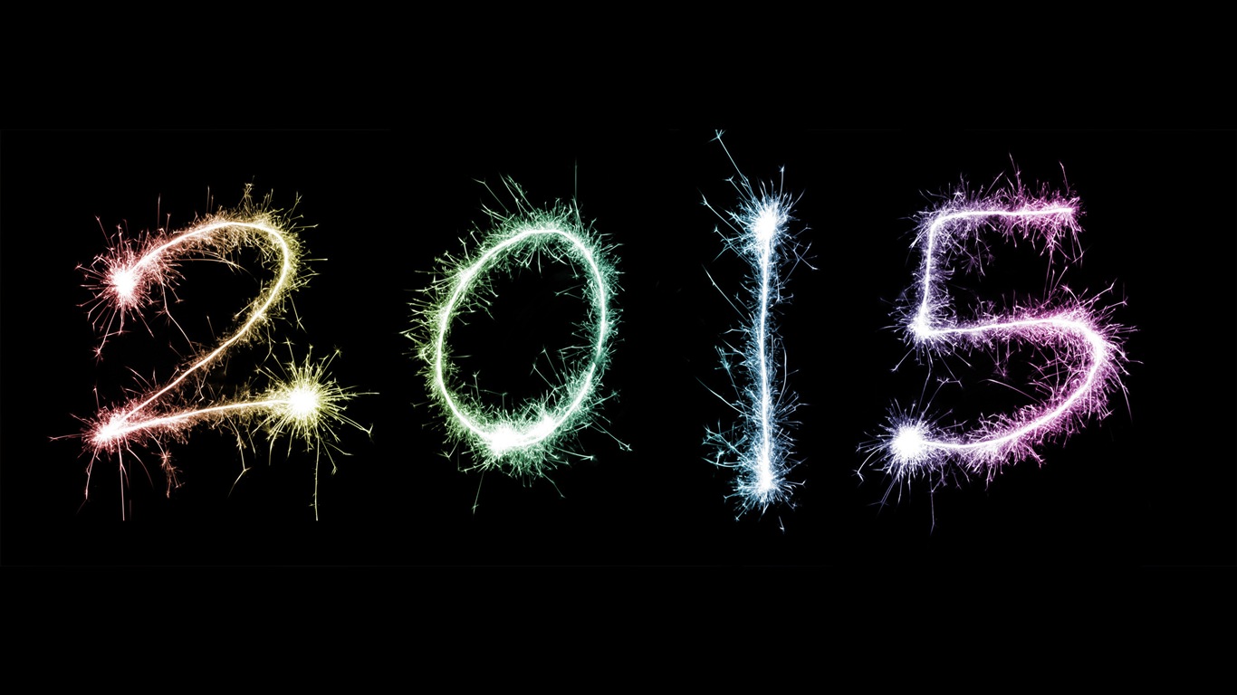 2015 Nový rok téma HD Tapety na plochu (1) #3 - 1366x768
