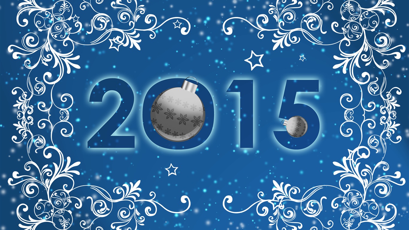 2015年 新年主題高清壁紙(一) #8 - 1366x768