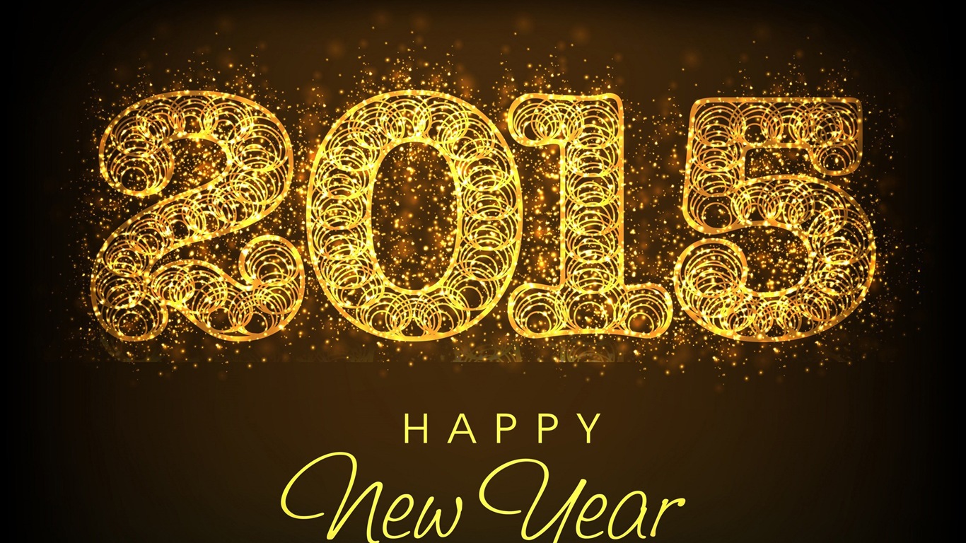 2015 Nový rok téma HD Tapety na plochu (2) #5 - 1366x768