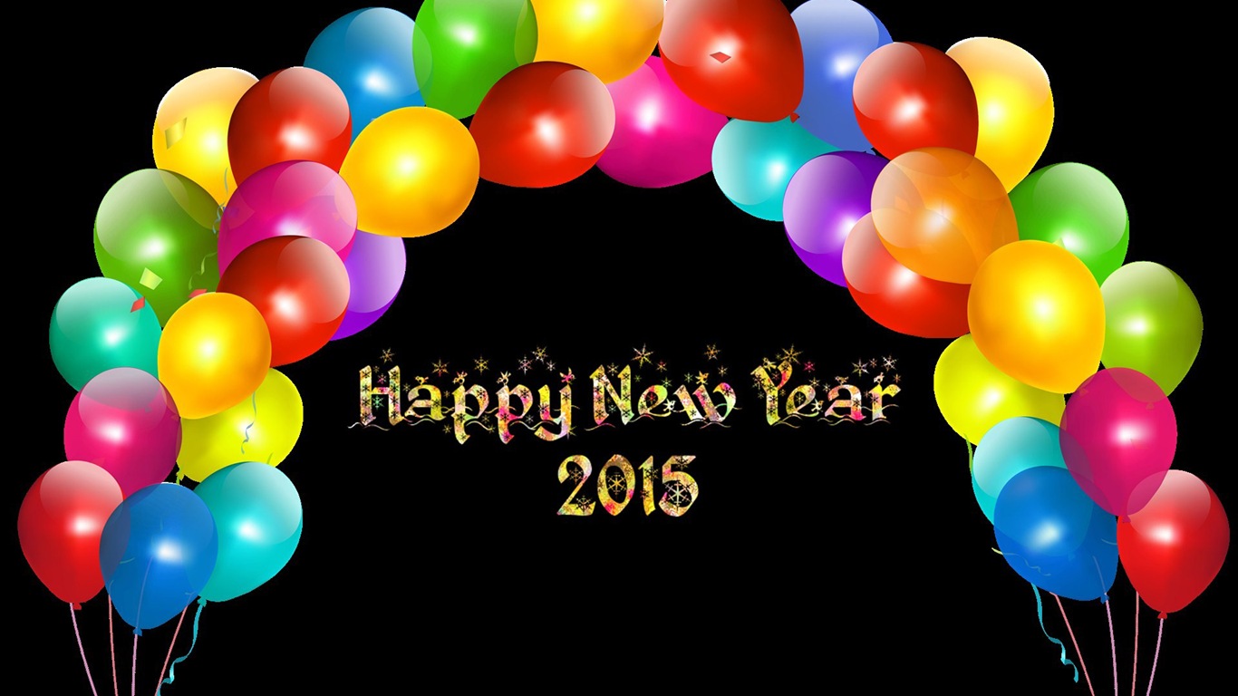 2015 New Year theme HD wallpapers (2) #6 - 1366x768