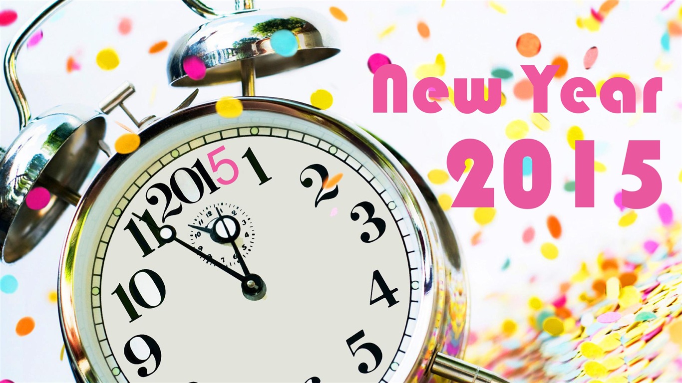 2015 Nový rok téma HD Tapety na plochu (2) #19 - 1366x768