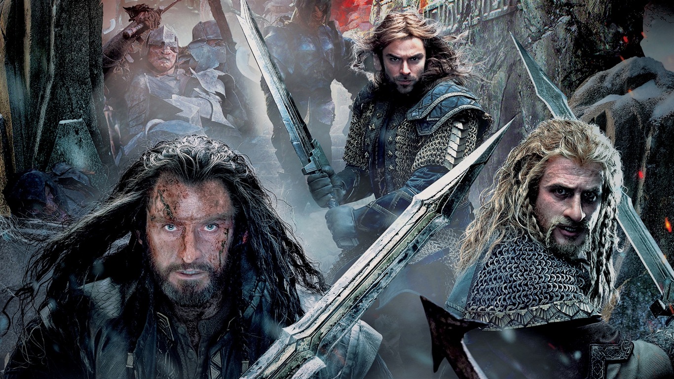 El Hobbit: La Batalla de los Cinco Ejércitos, fondos de pantalla de películas de alta definición #6 - 1366x768