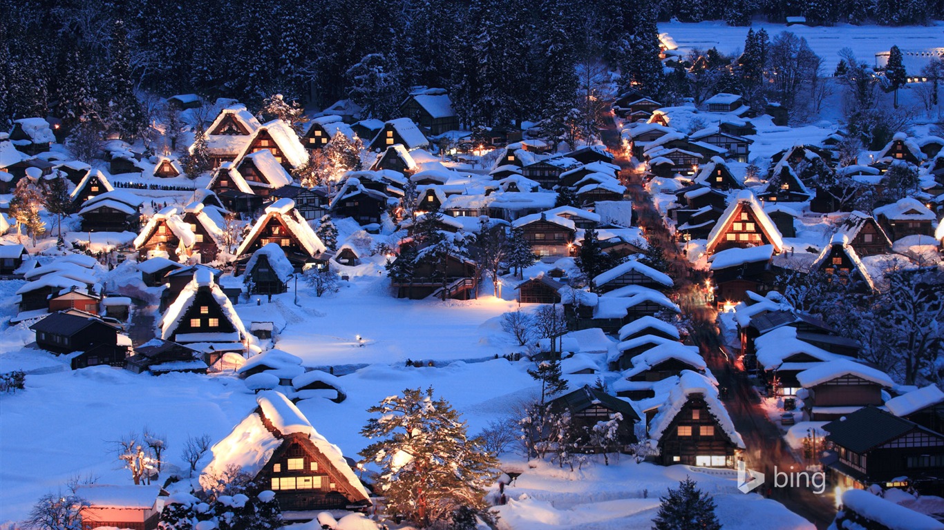 Décembre 2014 fonds d'écran HD Bing #30 - 1366x768