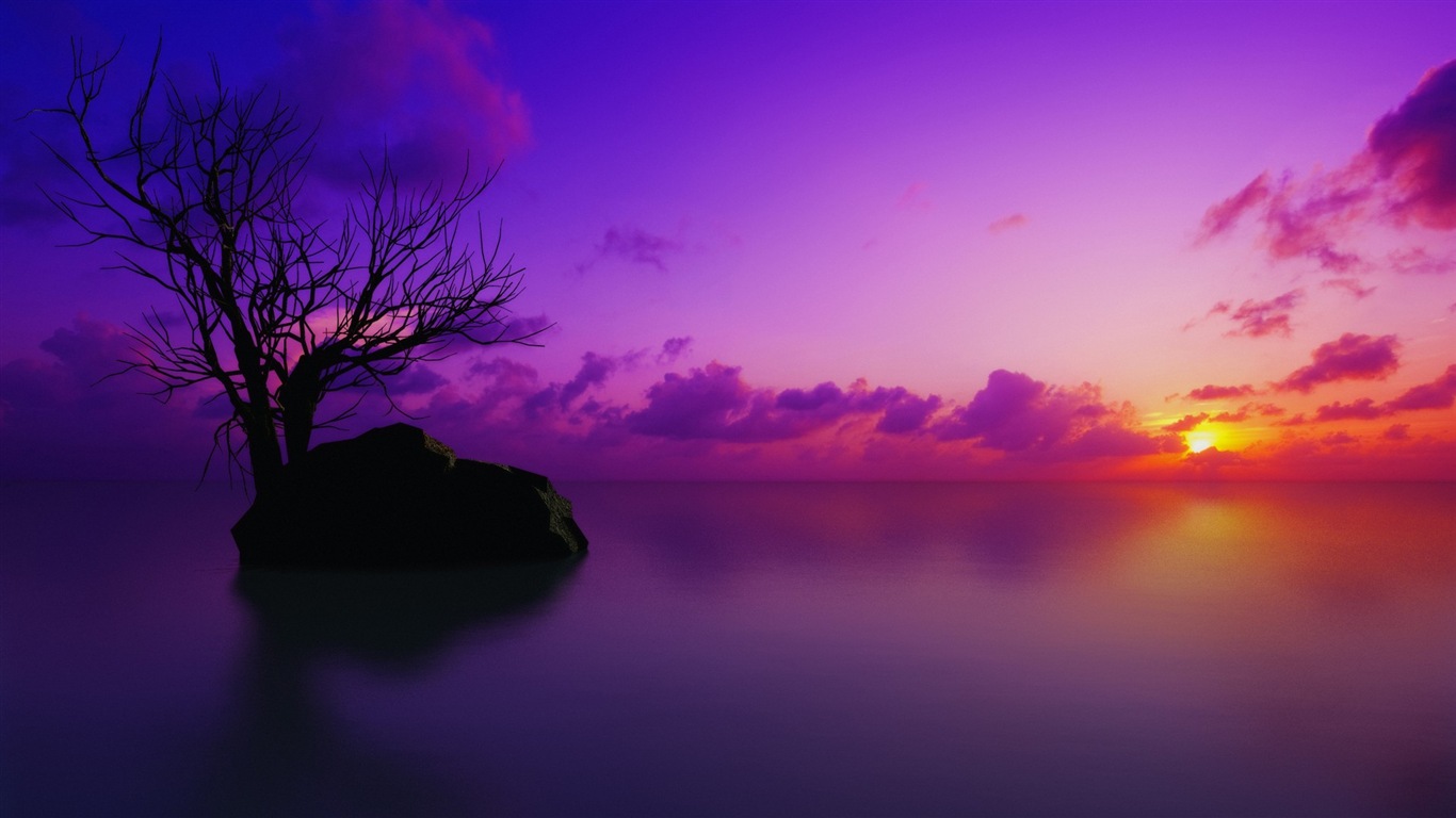 Belles couleurs de la nature des fonds d'écran HD #2 - 1366x768