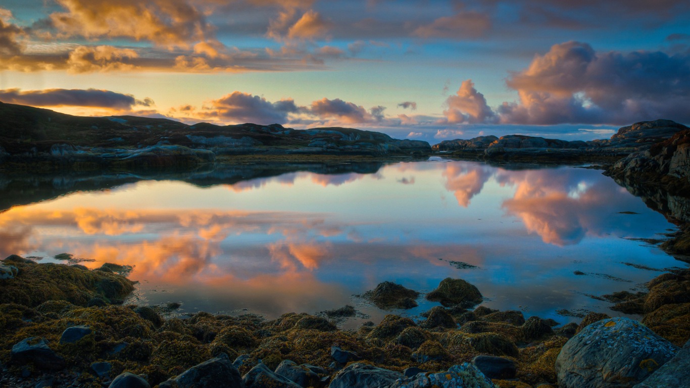 Wallpapers hermosas nórdicos HD paisajes naturales #2 - 1366x768