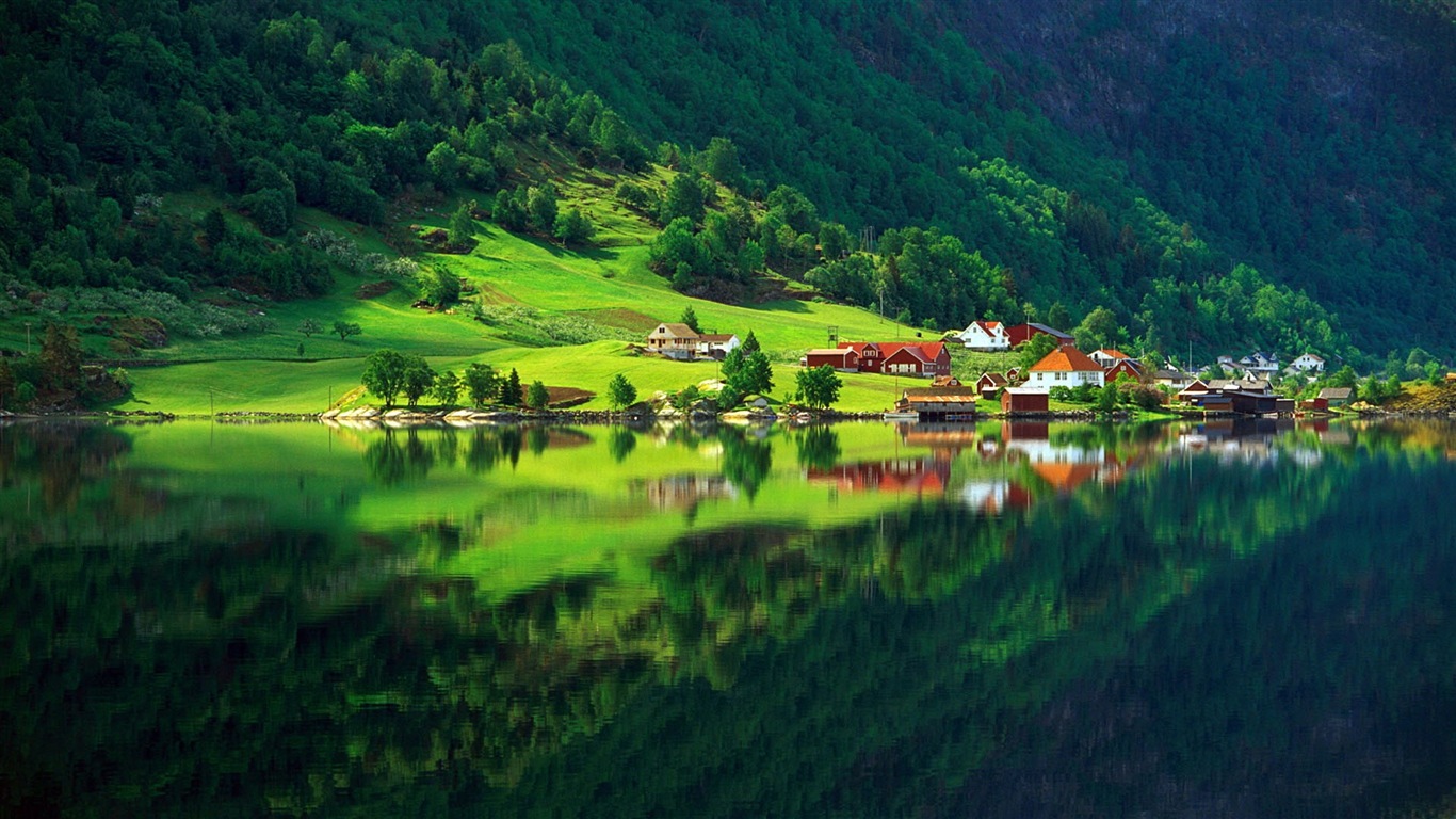 Nordic herrliche Landschaft HD Wallpaper #13 - 1366x768
