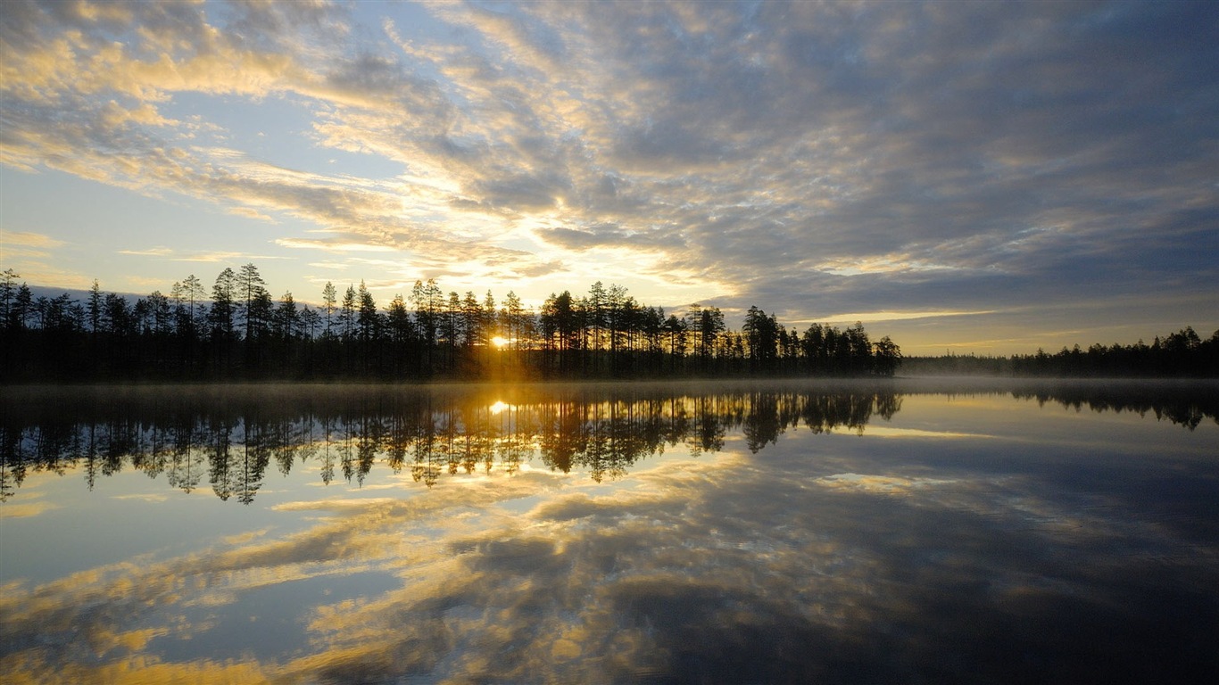 Nordiques beaux fonds d'écran HD de paysages naturels #18 - 1366x768