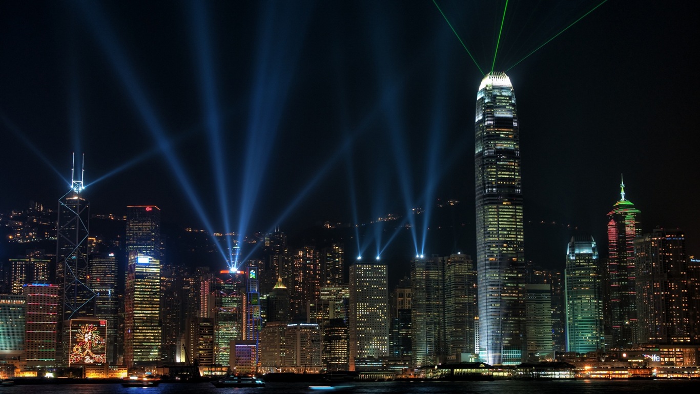 美麗的香港 城市景觀 高清壁紙 #14 - 1366x768