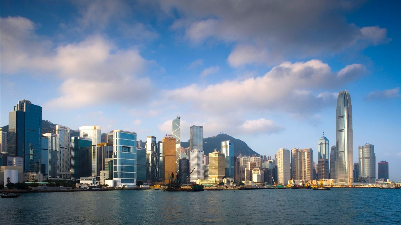 美麗的香港 城市景觀 高清壁紙 #15 - 1366x768