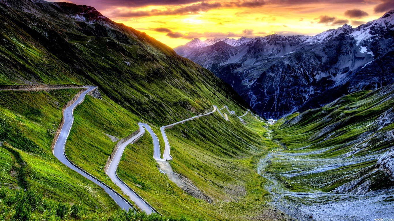 迷人的色彩，自然風景 高清壁紙 #7 - 1366x768