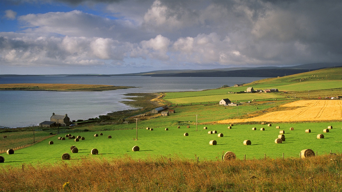 Krásné barvy, přírodní scenérie HD tapety na plochu #8 - 1366x768