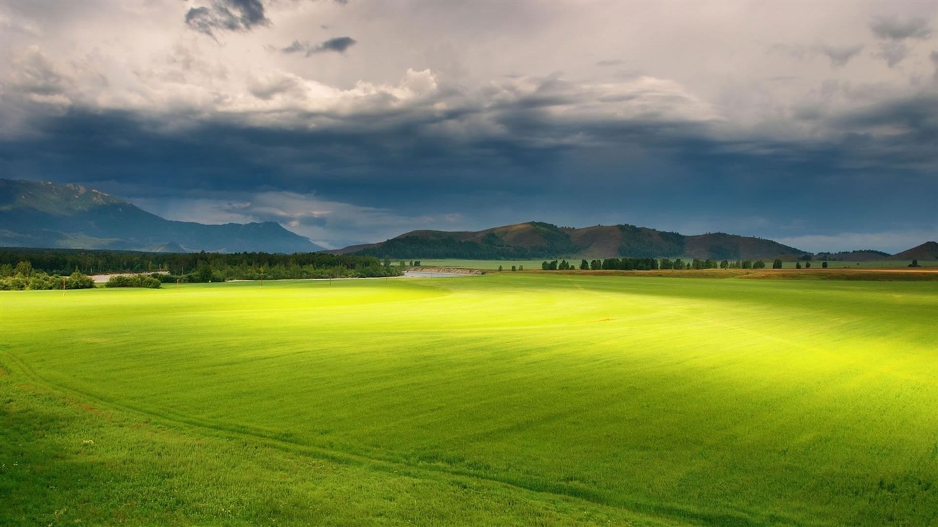 Belle couleur, décor naturel de fonds d'écran HD #11 - 1366x768