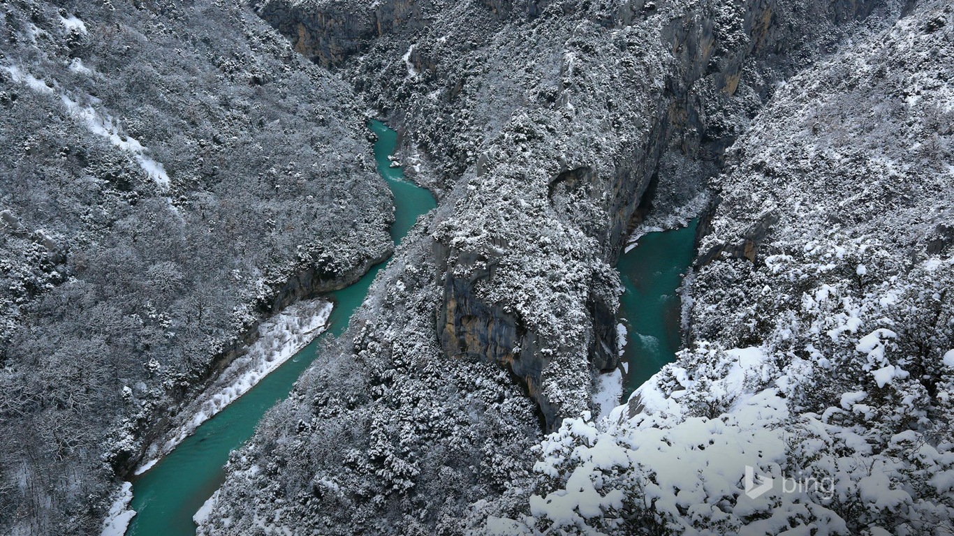 Février 2015 fonds d'écran HD Bing #10 - 1366x768