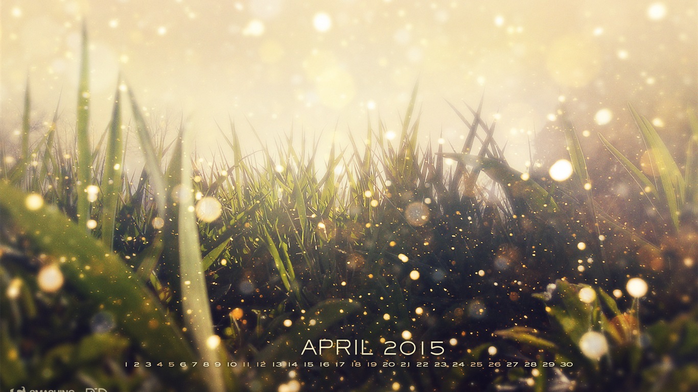 April 2015 calendar wallpaper (1) #12 - 1366x768