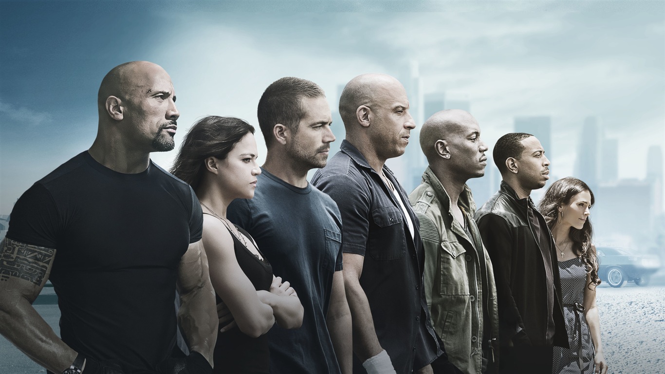 Fast and Furious 7 速度與激情7 高清影視壁紙 #1 - 1366x768