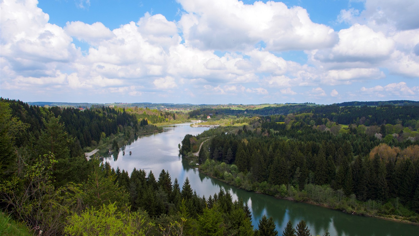 田園風景,Windows 8 高清壁紙 #6 - 1366x768