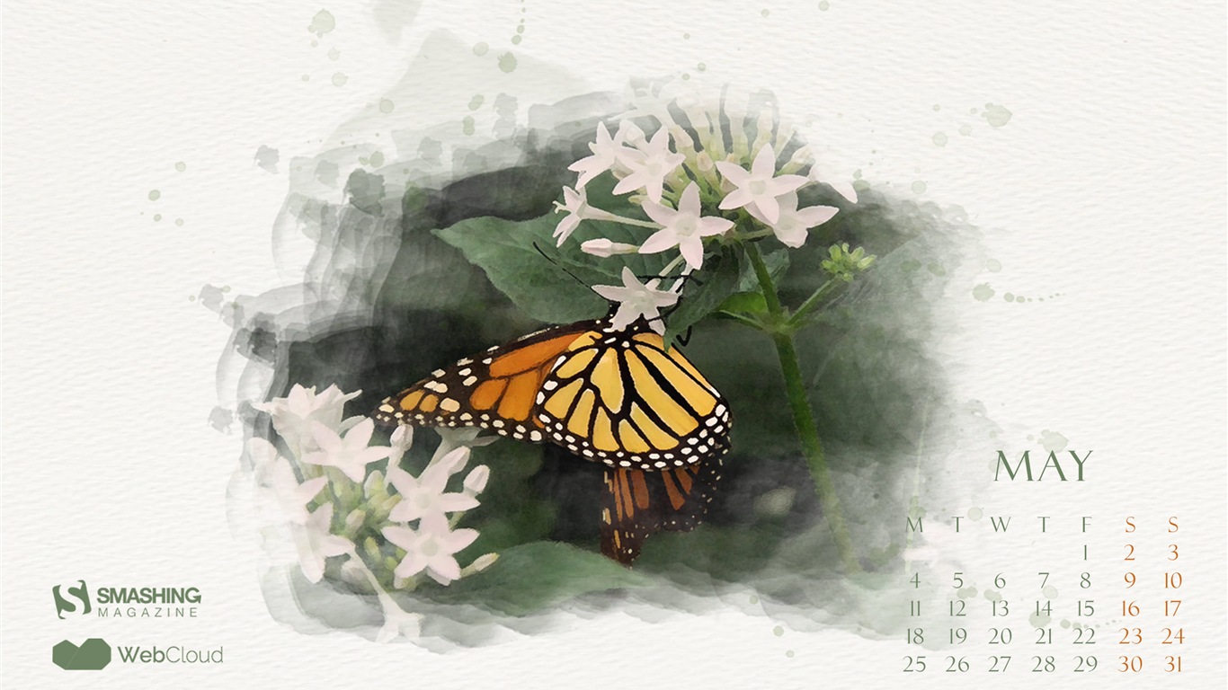 2015年5月 月曆壁紙(二) #11 - 1366x768