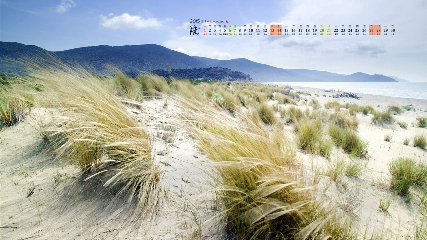 June 2015 calendar wallpaper (1) #2 - 1366x768