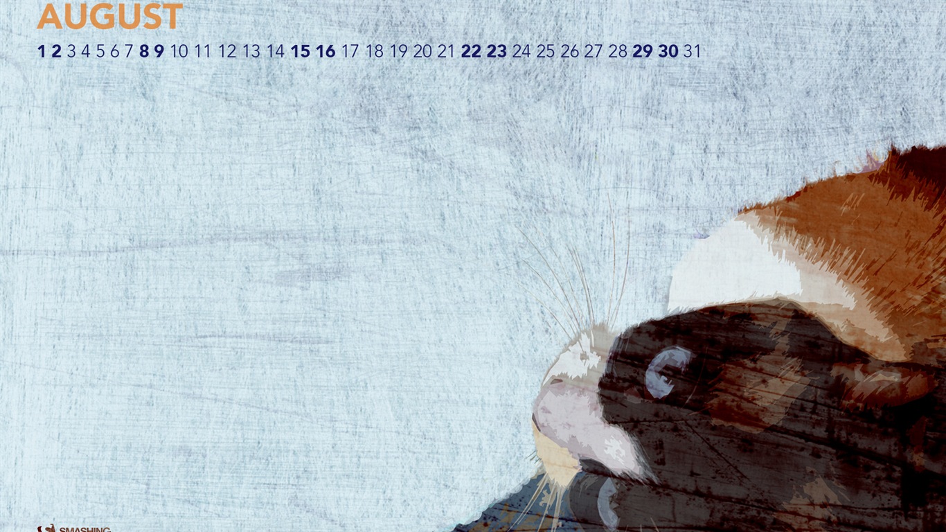 08. 2015 kalendář tapety (2) #11 - 1366x768