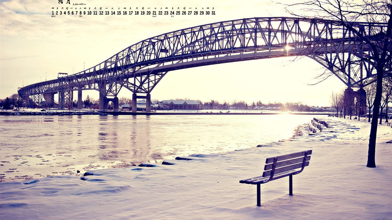 2015年10月 月曆壁紙(一) #1 - 1366x768
