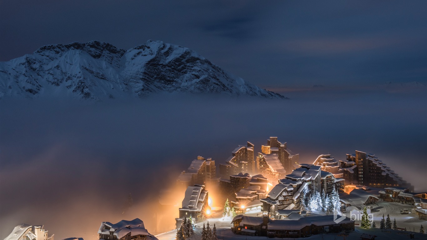 Únor 2016 Bing téma HD tapety na plochu #3 - 1366x768