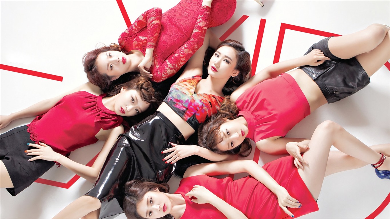 EXID 超越夢想 韓國音樂女子組合 高清壁紙 #1 - 1366x768