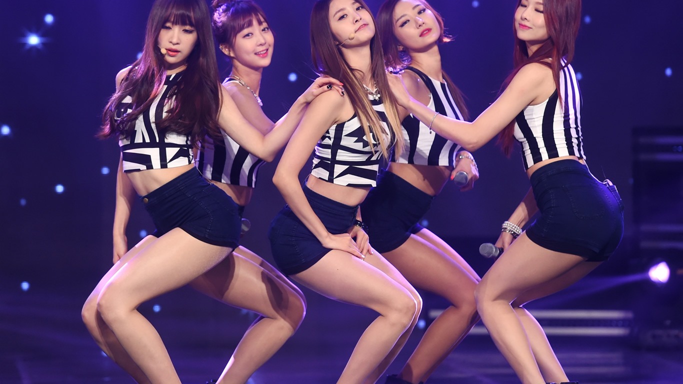 fondos de pantalla ExID grupo muchachas de la música coreana HD #5 - 1366x768