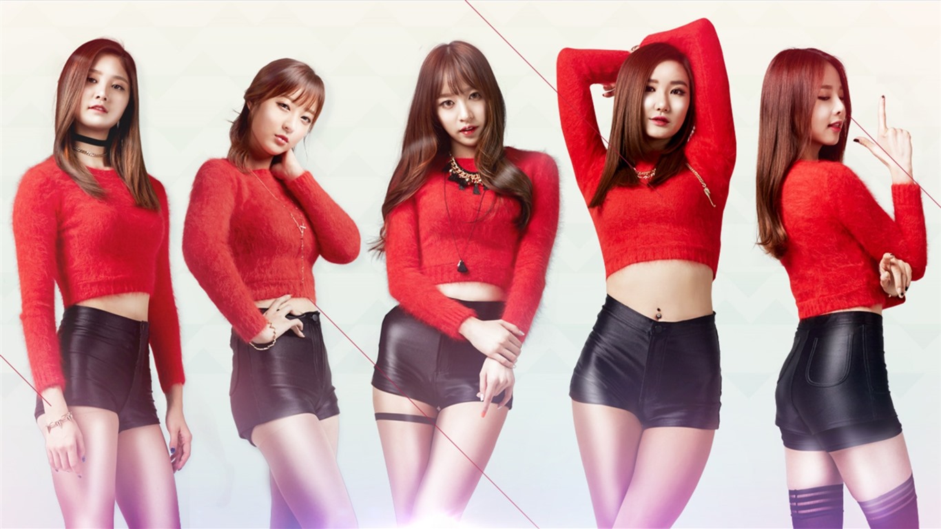 fondos de pantalla ExID grupo muchachas de la música coreana HD #6 - 1366x768