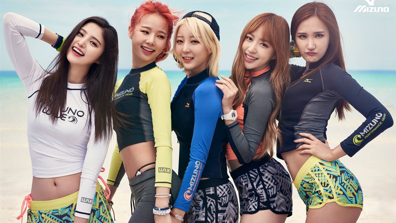 EXID groupe de filles de musique coréenne fonds d'écran HD #15 - 1366x768