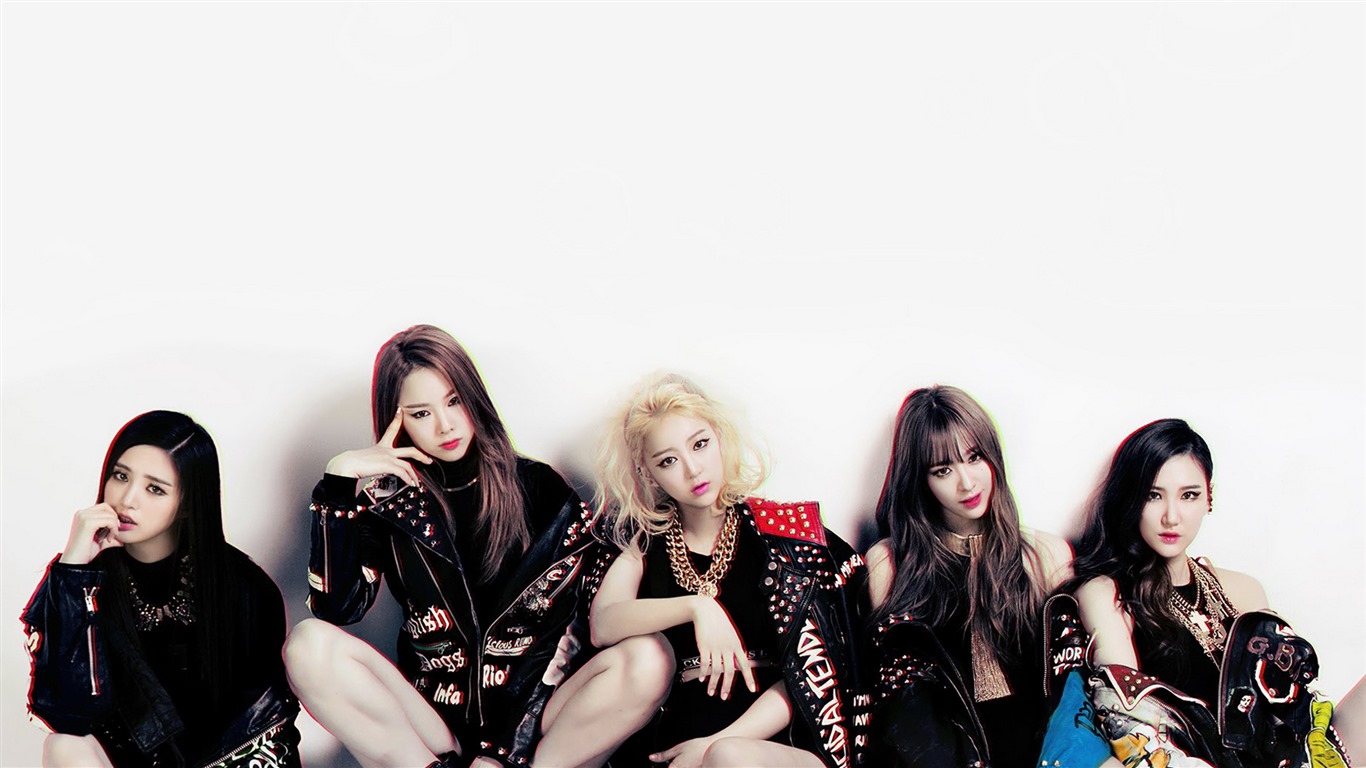 fondos de pantalla ExID grupo muchachas de la música coreana HD #19 - 1366x768