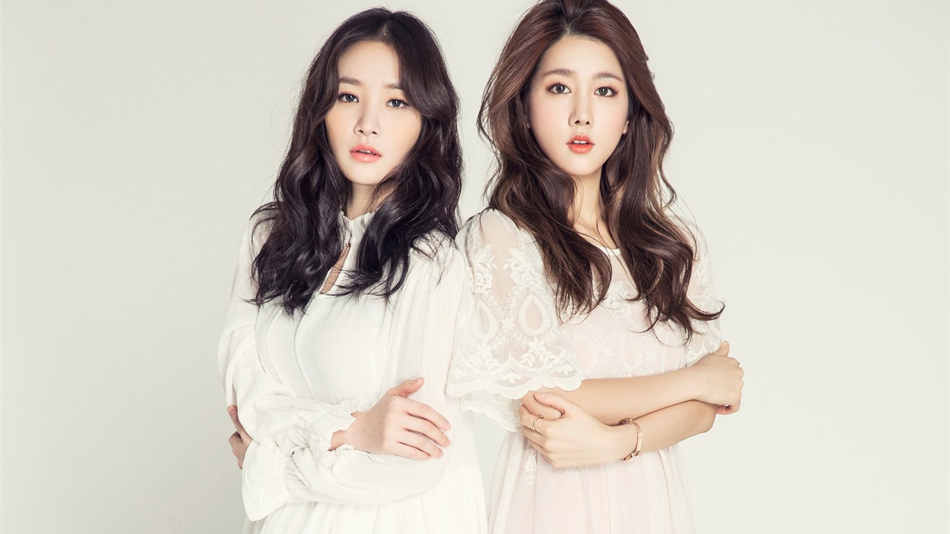 Spica Korejky hudební idol kombinační tapety HD #8 - 1366x768