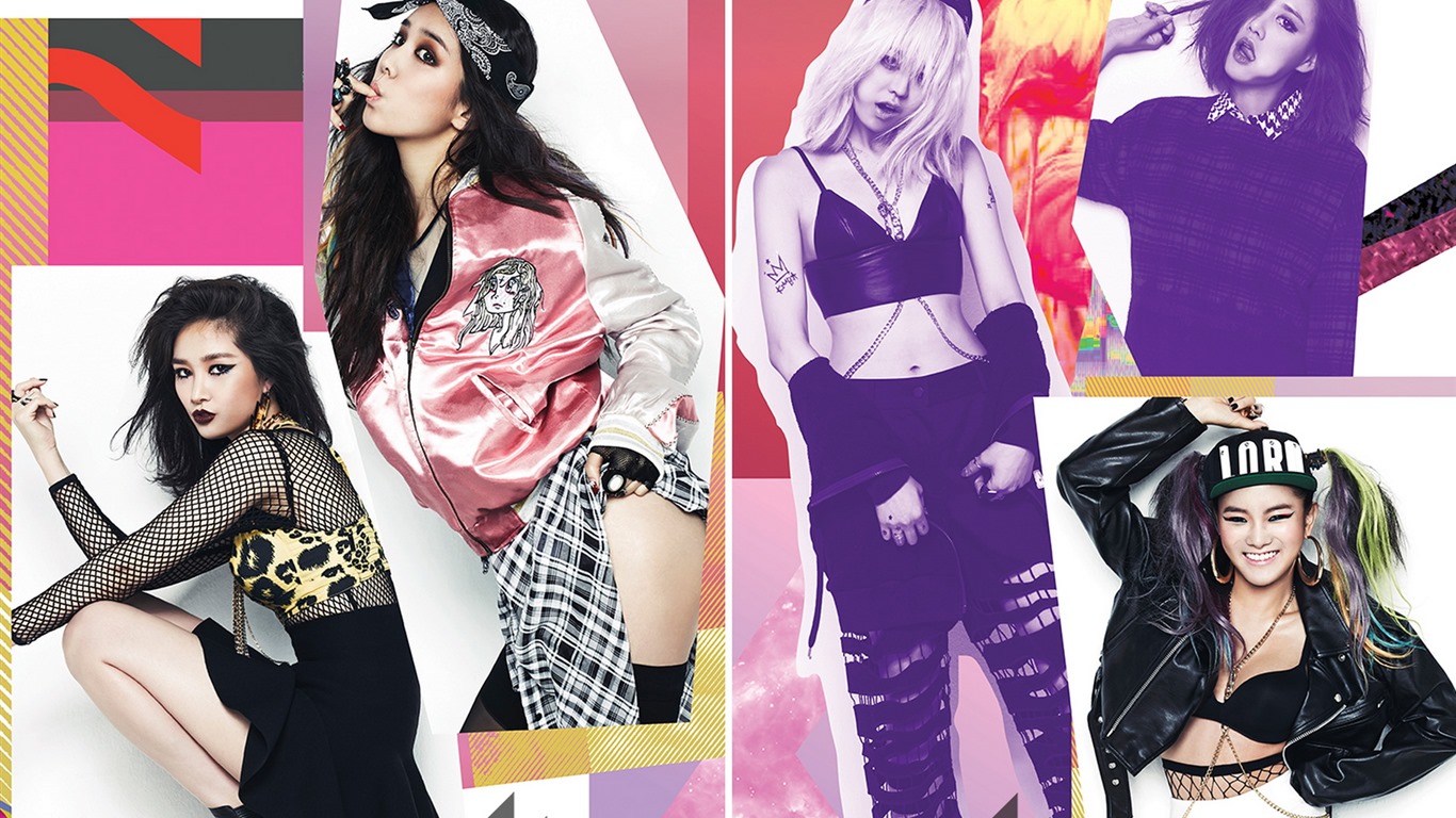 Spica Korean girls music idol combination HD wallpapers #10 - 1366x768