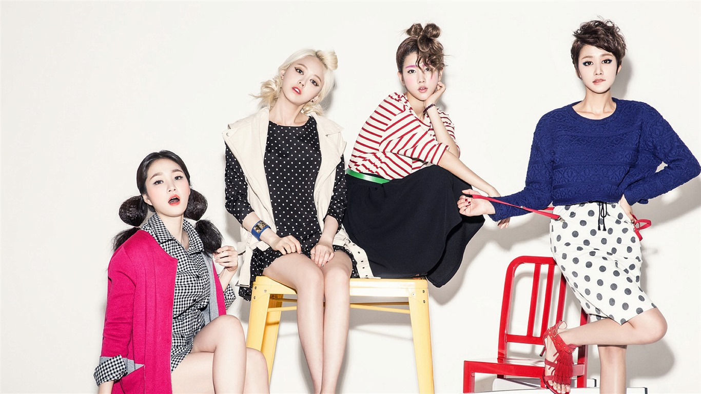 Spica koreanische Mädchen Musik Idol Kombination HD Wallpaper #16 - 1366x768