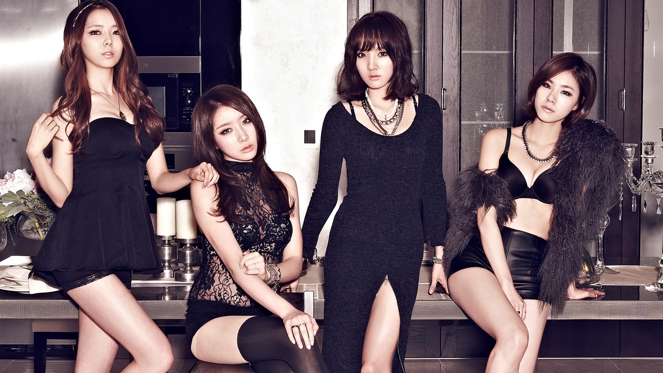 Stellar groupe de filles de musique coréenne fonds d'écran HD #13 - 1366x768