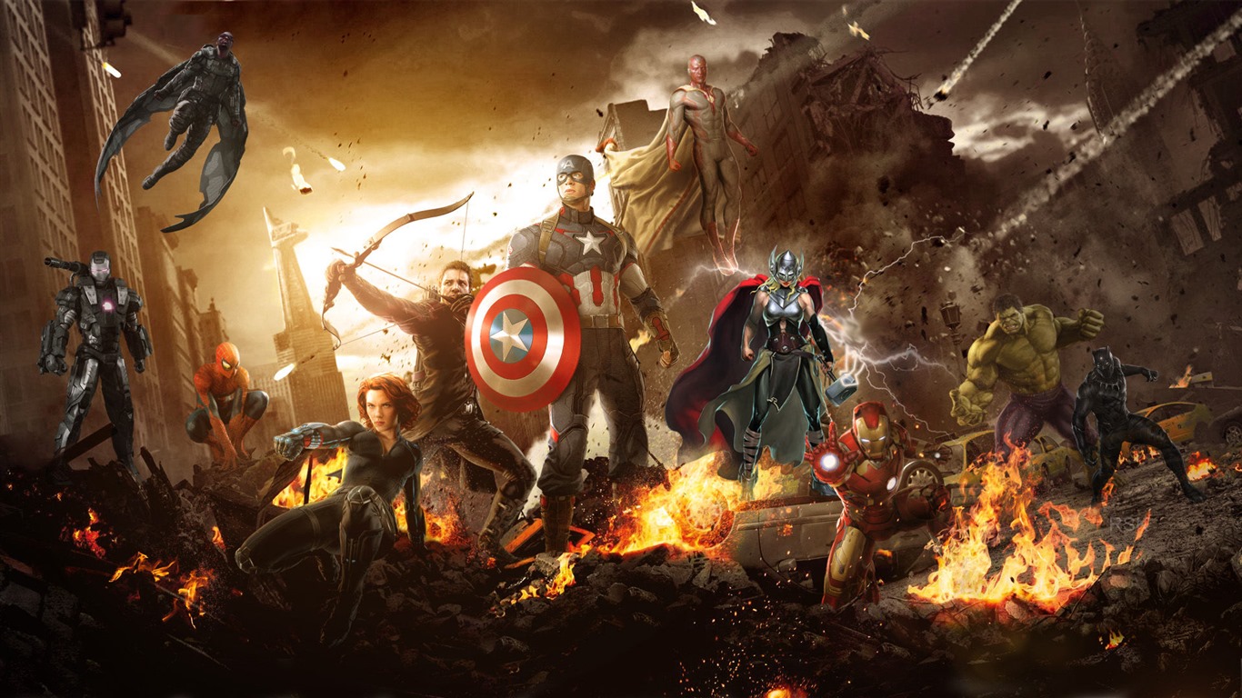 Captain America: Civil War, HD film tapety na plochu #4 - 1366x768