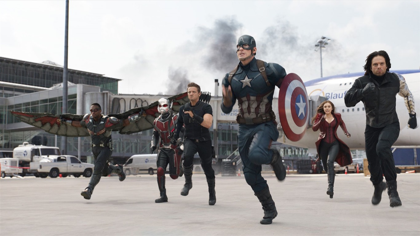 Captain America: Civil War, HD film tapety na plochu #6 - 1366x768