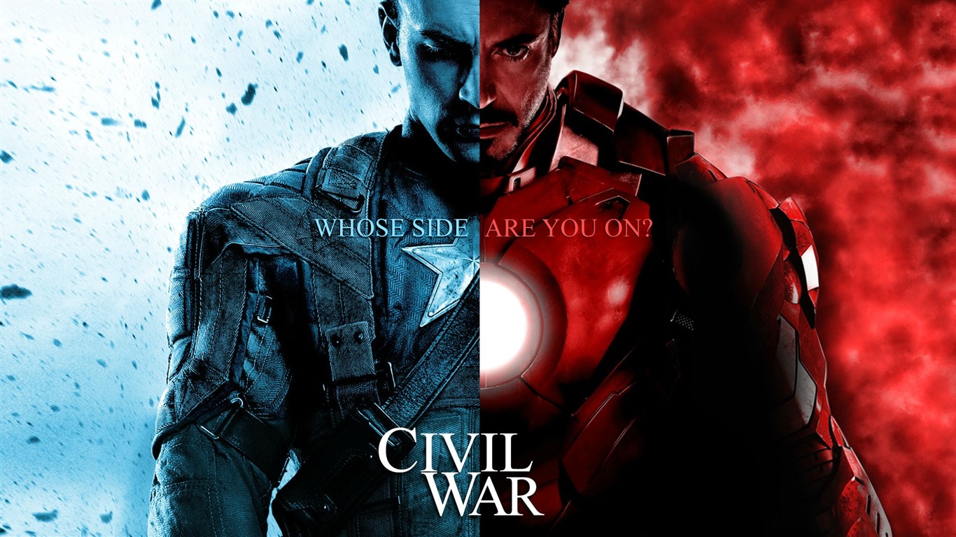 Captain America: Civil War, HD film tapety na plochu #8 - 1366x768