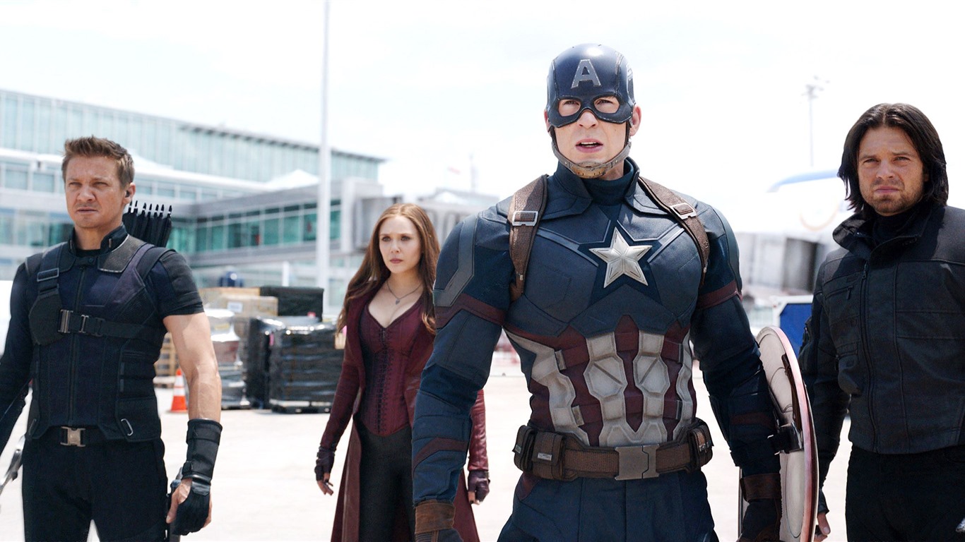 Captain America: Civil War, HD film tapety na plochu #9 - 1366x768