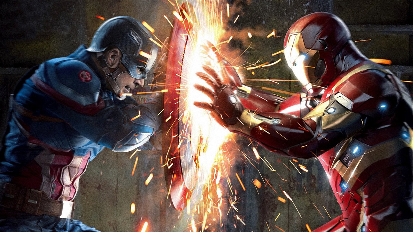 Captain America: Civil War, HD film tapety na plochu #13 - 1366x768