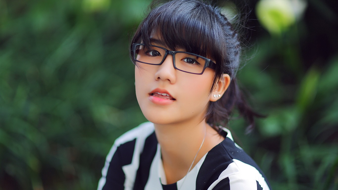 清純可愛年輕的亞洲女孩 高清壁紙合集(二) #21 - 1366x768