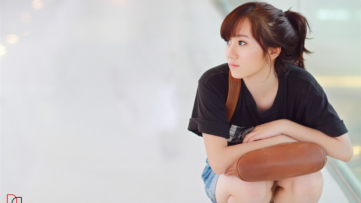 清純可愛年輕的亞洲女孩 高清壁紙合集(四) #6 - 1366x768
