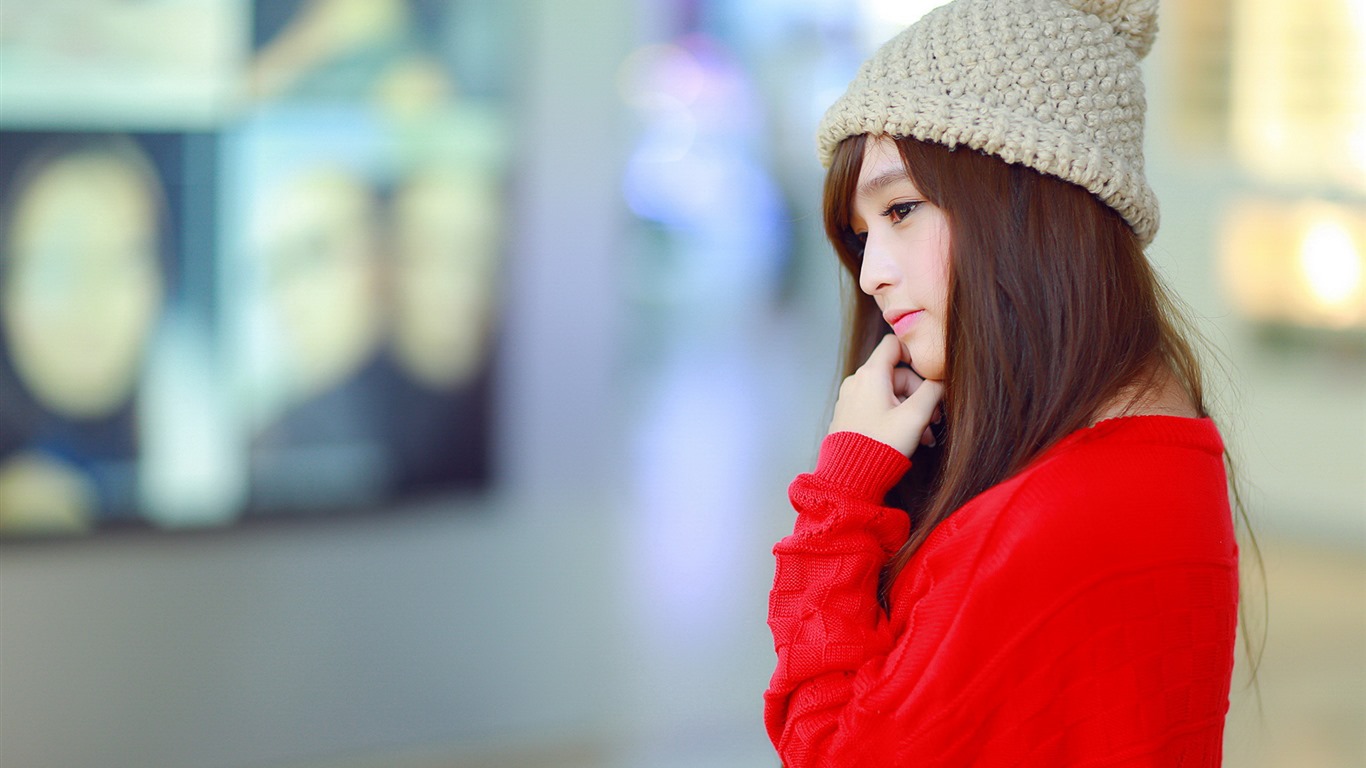 清純可愛年輕的亞洲女孩 高清壁紙合集(五) #16 - 1366x768