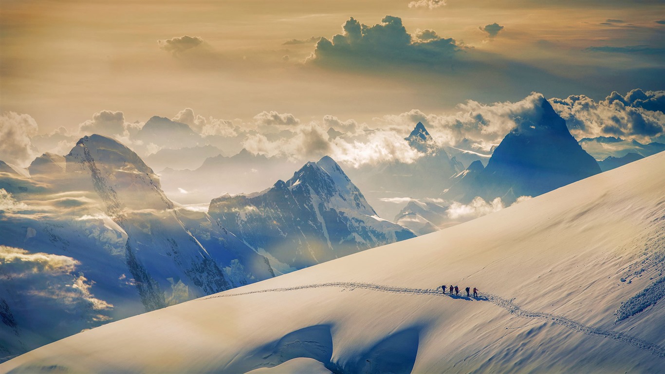 Prosinec 2016 Bing téma HD tapety (1) #16 - 1366x768
